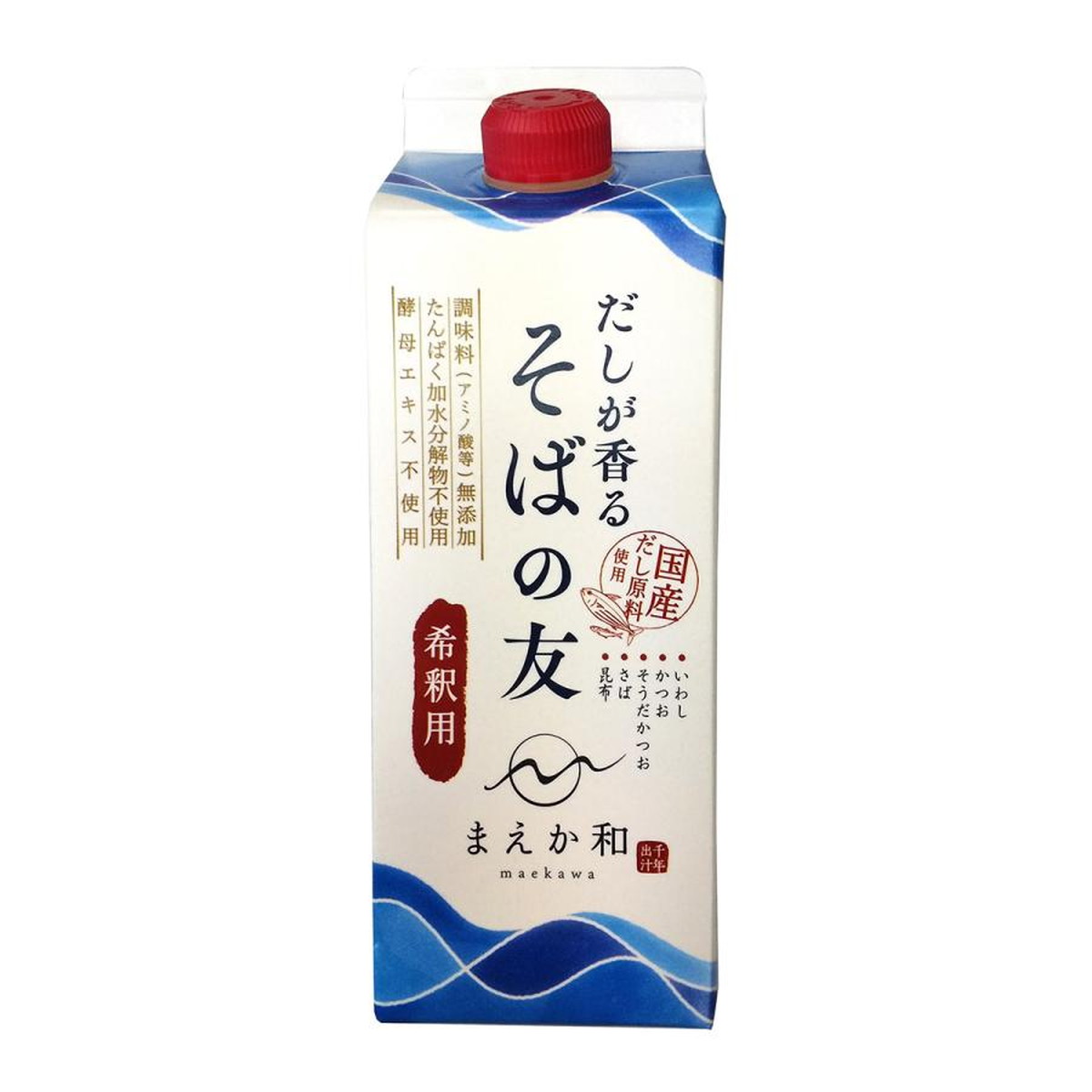 つゆ [マエカワテイスト] だしが香るそばの友 500ml /めんつゆ そばつゆ 蕎麦 お蕎麦 つゆ 出汁 調味料 万能調味料 国産 保存料 無添加 ダシ