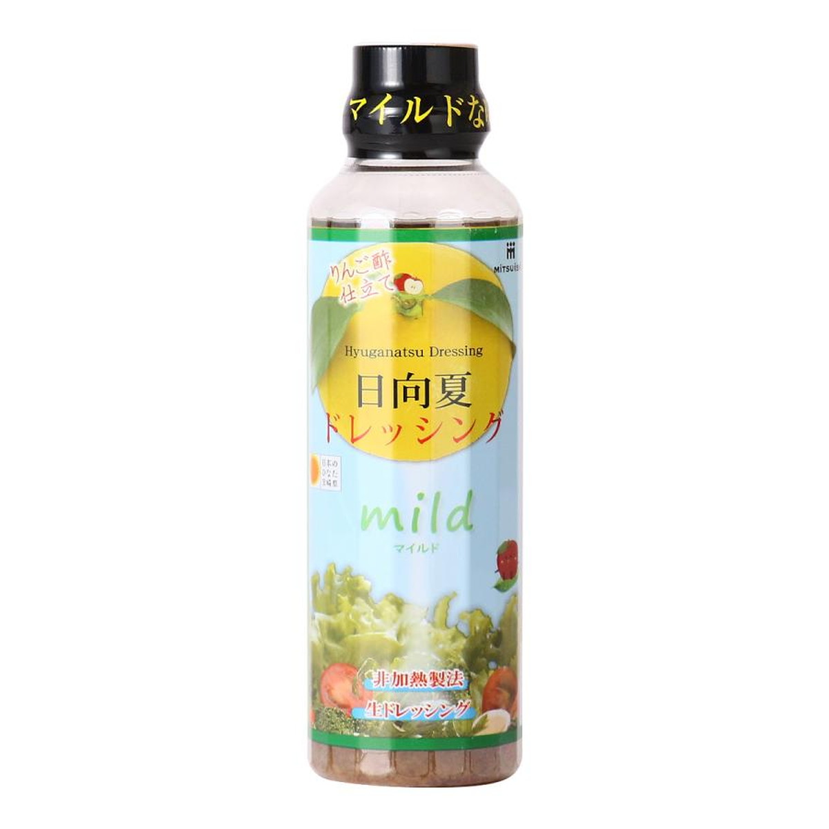 【商品特徴】日向夏のさわやかさとリンゴ酢仕立ての程よい酸味のドレッシングです。 日向夏のさわやかな香りと、リンゴ酢仕立ての程よい酸味が特徴のドレッシング「日向夏ドレッシング mild(マイルド)」が登場しました。 サラダはもちろん、揚げ物やカルパッチョなどに使え、料理のアクセントにぴったりです。 「日向夏ドレッシング mild」は、こだわりがたくさん。化学調味料を一切使用せず、「満潮の塩」や、「砂糖」などこだわりの原材料を使うことで、コクや深みをプラス。 また日向夏の果汁・果皮をたっぷり使用し、上品な甘さとマイルドな酸味がバランス良く配合されています。 体に優しいドレッシングとしてもおすすめです。 「日向夏ドレッシング mild」で、お料理のバリエーションを増やしてみませんか。 商品説明メーカー所在地 原材料 しょうゆ(国内製造)、砂糖、食用植物油脂、醸造酢(りんご酢、米黒酢)、日向夏(果皮、果汁)(宮崎県産)、玉ネギ、こんぶエキス、香辛料、食塩(宮崎県産)/酸味料、増粘剤(グァーガム)、(一部に小麦・大豆・りんごを含む) サイズ 180×55×55(mm) 原産国 日本 内容量 280ml アレルギー表示 小麦、大豆、りんご 温度帯 常温 メーカー名 ミツイシ株式会社宮崎県日向市平岩8491番地
