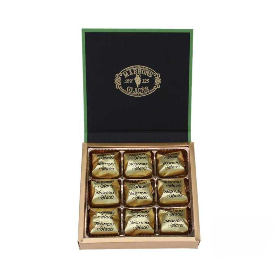 【楽天スーパーセール 10%オフ】 [フタバ食品] マロングラッセ 緑箱マロングラッセ(真空) 9個 /贈り物 ご挨拶 手土産 お返し 返礼品 お取り寄せ 贈答 プレゼント スイーツ 箱入り お土産 栗 イタリア産 マロングラッセ