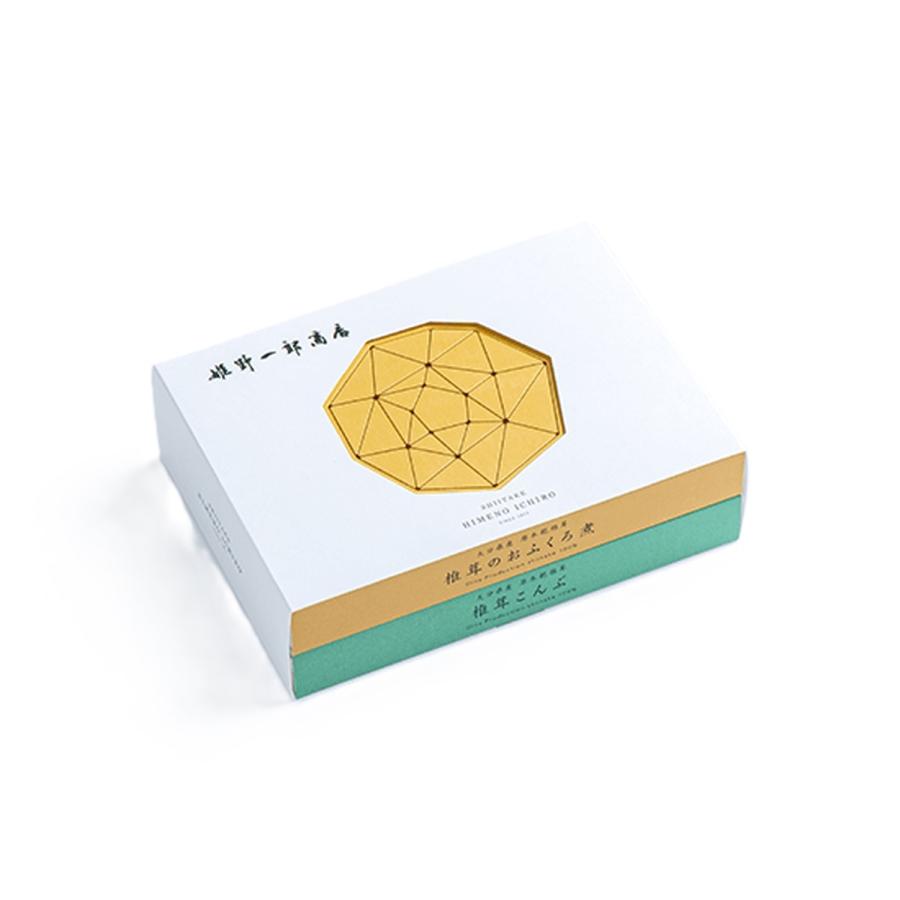 佃煮 [姫野一郎商店] 山の宝石ギフト 2個セット 220g(椎茸のおふくろ煮120g(60g×2袋)、椎茸こんぶ100g(50g×2袋)) /佃煮 しいたけ 大分県 佃煮 薄味 グルメ 贈り物 手土産 ギフト