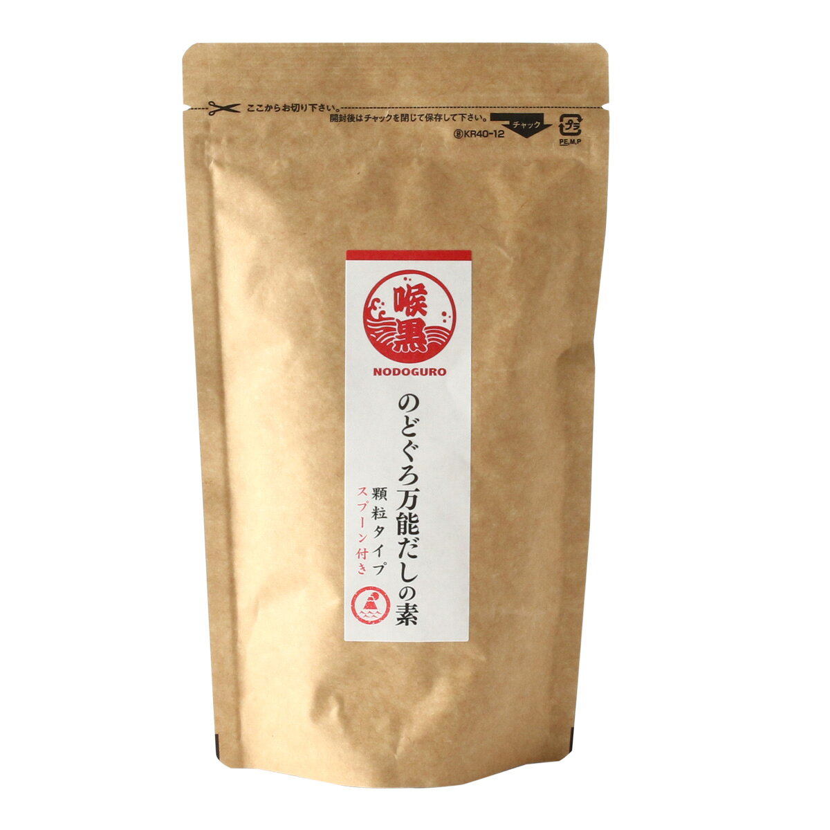 【商品特徴】使いやすい顆粒タイプの万能だしの素です。 のどぐろの深い味わいが広がります。 みそ汁やうどんのだし、鍋など汁物にはもちろん、チャーハンやだし巻き卵などアレンジ次第で使い方の幅が広がります。 商品説明メーカー所在地 原材料 食塩(国内製造)、砂糖、のどぐろ(アカムツ)、粉末(食塩、のどぐろ)、酵母エキス、昆布粉末、椎茸エキス粉末/調味料(アミノ酸等)、ベニコウジ色素 サイズ 210×105×35(mm) 原産国 日本 内容量 110g 温度帯 常温 メーカー名 はぎの食品株式会社愛媛県伊予郡松前町神崎桜木714-1