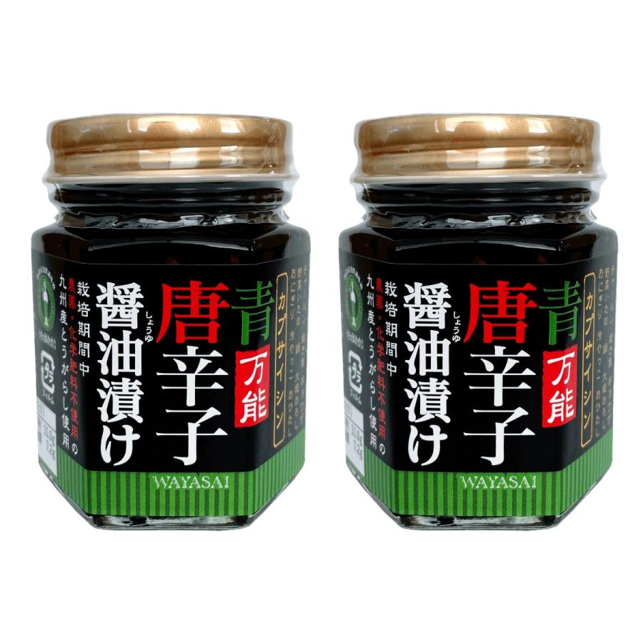 [ベストアメニティ] ご飯のお供 青唐辛子醤油漬け 120g×2個セット /唐辛子 青唐辛子 おつまみ ご飯のお供 万能 調味料 万能調味料 チャーハン おにぎり