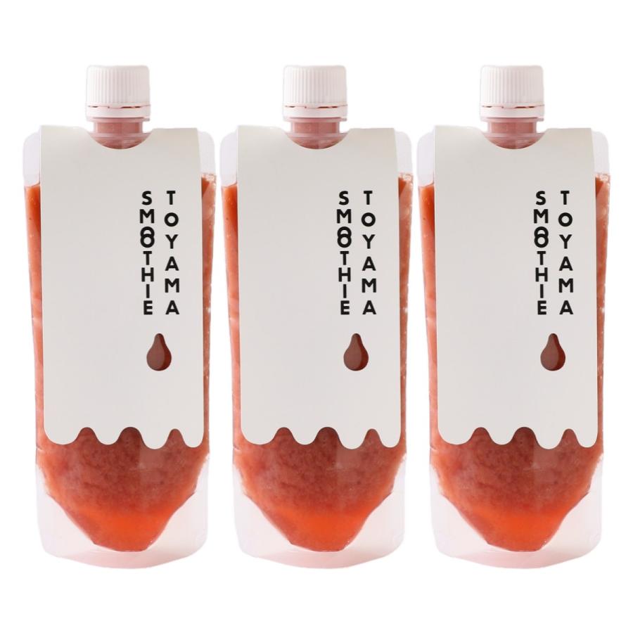 【楽天スーパーセール 10%オフ】 [NEXTSTAR] スムージー TOYAMA SMOOTHIE とやまのいちごスムージー 180ml×3本セット /国産 富山市産 スムージー 苺 いちご 規格外フルーツ フードロス 農家応援 素材そのまま 朝食 美容 おうちカフェ シンプル 素朴