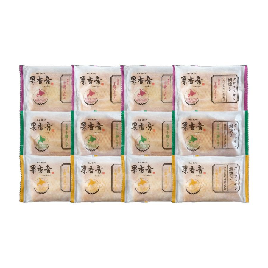 【商品特徴】北海道十勝産の小豆を使用した滑らかな舌触りのつぶあんと、十勝産の牛乳で作ったリッチな味わいのミルク・カスタードの3種類をセットにしました。 手作業で27層に折り込まれた生地は贅沢なほどにバターの香り高く、それでいて甘さ控えめ。 トースターで温めるとサクサクと違った食感が楽しめます。 商品説明メーカー所在地 原材料 【十勝つぶあん】小豆あん(砂糖、小豆、生あん、その他)(国内製造)、小麦粉、マーガリン、ショートニング、砂糖、乳等を主要原料とする食品、発酵風味液、乾燥卵黄、醸造調味料、食塩、バター/グリセリン、香料、pH調整剤、膨脹剤、着色料(アナトー)、(一部に小麦・卵・乳成分・大豆を含む) 【十勝ミルク】フラワーペースト(水あめ、砂糖混合異性化液糖、植物油脂、牛乳、その他)(国内製造)、小麦粉、マーガリン、ショートニング、砂糖、乳等を主要原料とする食品、発酵風味液、乾燥卵黄、醸造調味料、食塩、バター/加工デンプン、グリセリン、香料、pH調整剤、膨脹剤、グリシン、増粘多糖類、乳化剤、着色料(カロテノイド)、(一部に小麦・卵・乳成分・大豆を含む) 【十勝カスタード】フラワーペースト(水あめ、植物油脂、砂糖混合異性化液糖、牛乳、その他)(国内製造)、小麦粉、マーガリン、ショートニング、砂糖、乳等を主要原料とする食品、発酵風味液、乾燥卵黄、醸造調味料、食塩、バター/グリセリン、加工デンプン、香料、pH調整剤、膨脹剤、グリシン、増粘多糖類、乳化剤、着色料(紅麹、カロテノイド)、(一部に小麦・卵・乳成分・大豆を含む) サイズ 258×210×122(mm) 原産国 日本 内容量 十勝つぶあん90g×4、十勝ミルク90g×4、十勝カスタード90g×4 アレルギー表示 小麦、卵、乳成分、大豆 温度帯 常温 メーカー名 アサヒ物流株式会社兵庫県加古川市西神吉町岸134番地の3