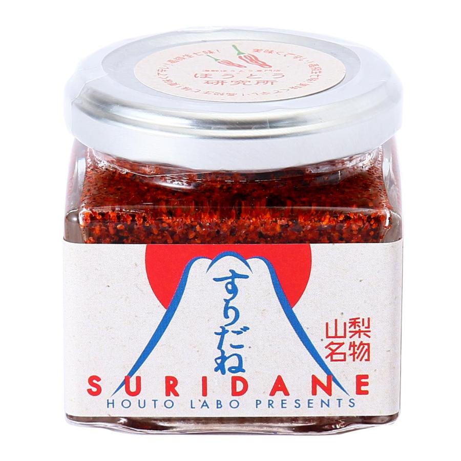 【楽天スーパーセール 10%オフ】 唐辛子 [クリエイティブリゾート] すりだね 大 40g /調味料 唐辛子 うどん ほうとう 辛味 旨味 七味 薬味 山椒 ごま 山梨 ソウルフード 伝統旨辛調味料 炒め物 煮物 餃子 しゅうまい パスタ お鍋