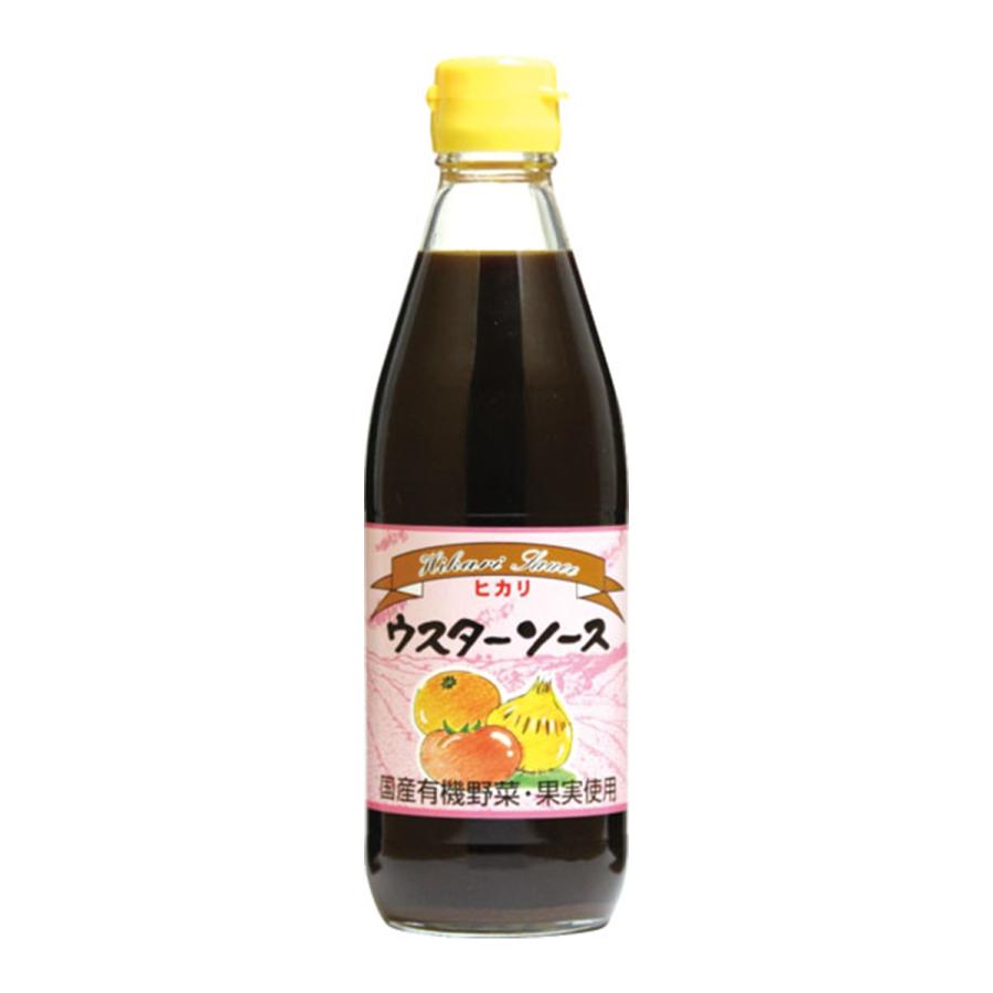 ソース [光食品] ヒカリ ウスターソース 360ml /とんかつソース 中濃ソース ウスターソース 揚げ物 フライ エビフライ アジフライ 有機 国産 オーガニック 有機野菜