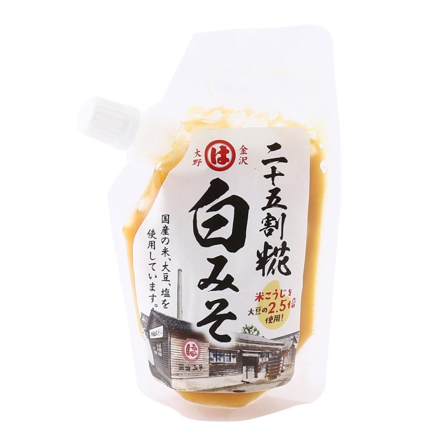 【楽天スーパーセール 10%オフ】 [橋栄醤油みそ] みそ 二十五割糀 白みそ チューブ袋 120g /みそ 白みそ 白味噌 しょうゆ 醤油 石川県 本醸造醤油 調味料 まるは醤油 金沢 上品な甘さ まろやか 料亭 チューブ入り