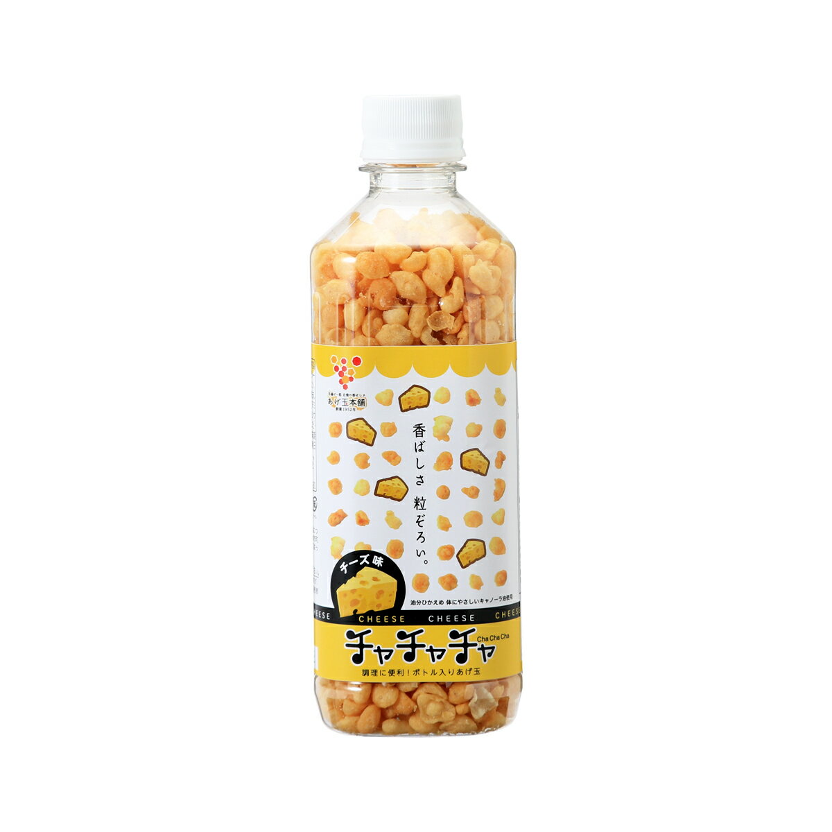 [あげ玉本舗] あげ玉 チャチャチャ チーズ味 100g /あげだま 揚げ玉 香ばしさ あげ玉本舗 ボトル入り 粒ぞろい 唐辛…