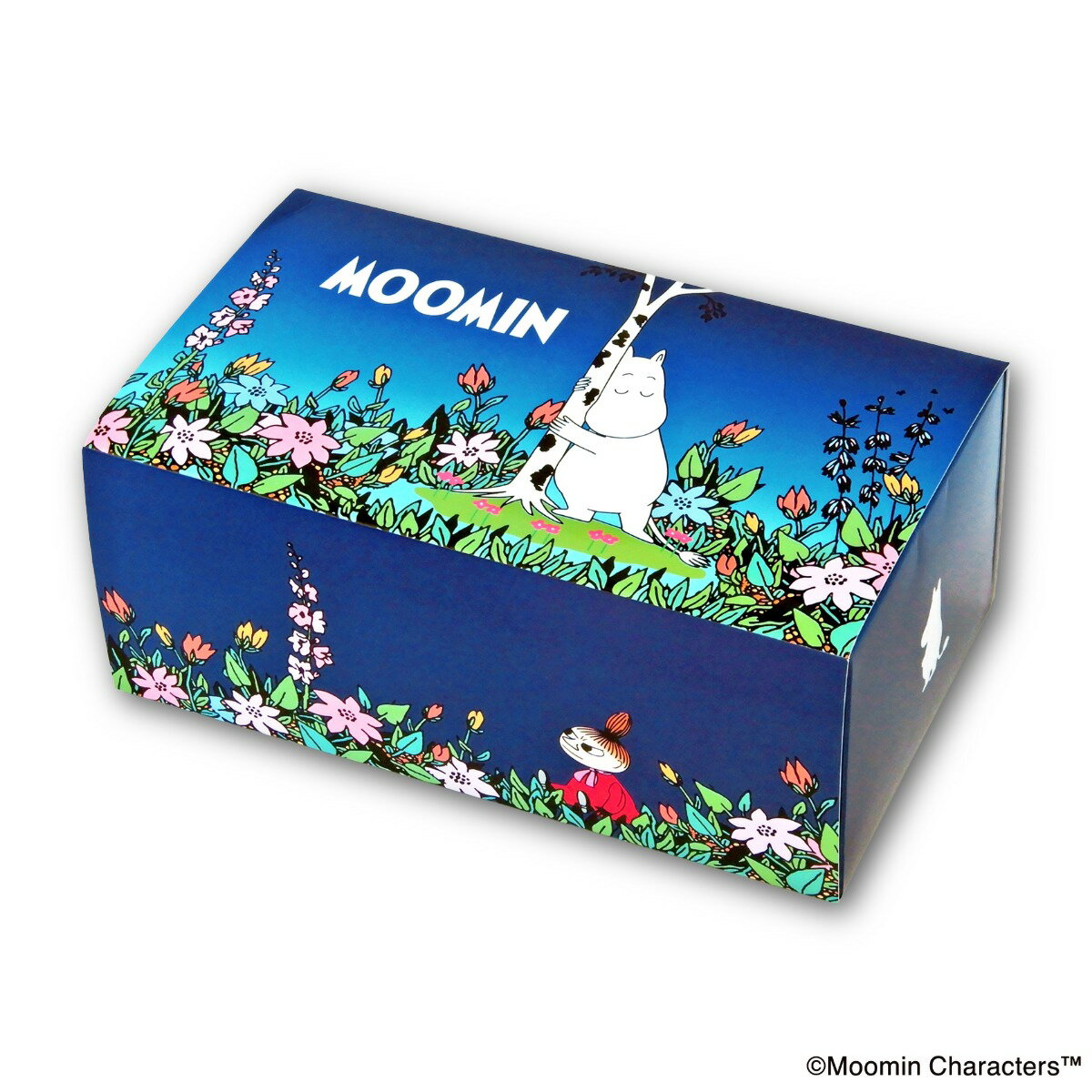 Rakuten - ムーミン (青ムーミン花) 30枚入り BOXマスク ムーミン 不織布マスク 大人用 キャラクター 日本マスク 公式 横井定