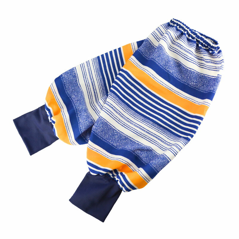 超撥水アームカバー［ボーダー］日本製 朝倉染布 日本製 手っ甲 蒸れない 通気性 快適 キッチンワーク ..