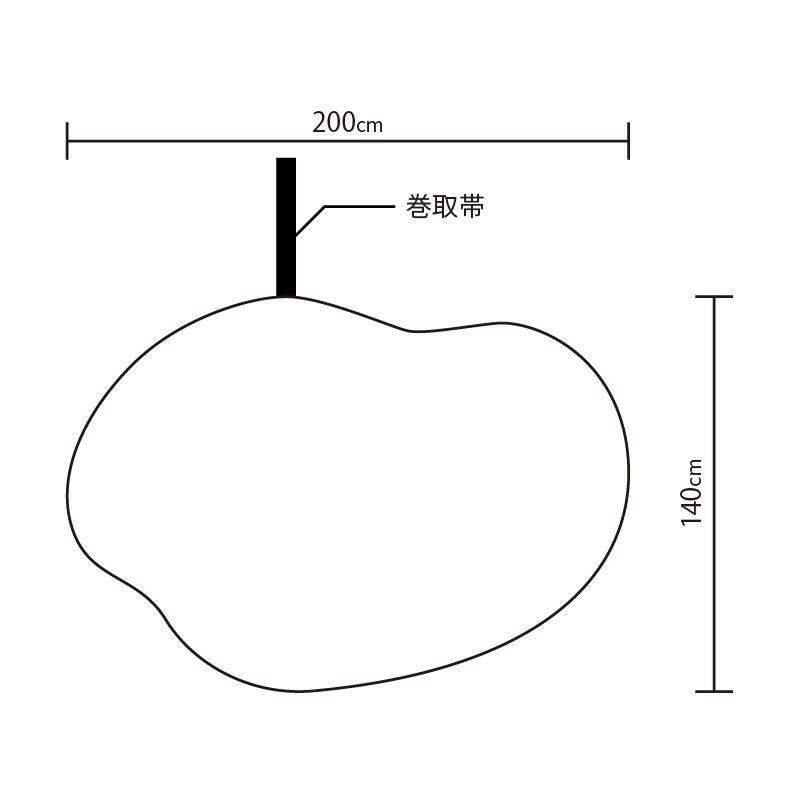【日本流限定】撥水レジャーマット「Rain Rain Go Away」　[サイズL]日本製 はっ水 レジャーシート レジャーマット 防水 ピクニック 旅行 シート アウトドア おしゃれ デザイン 朝倉染布 製造直販