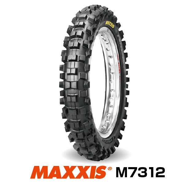 【送料無料】 モトクロス M7312 80/100-12 41M TT マキシス リア用 Maxxcross SI エンデューロ MAXXIS ■2019年製■ バイクタイヤ