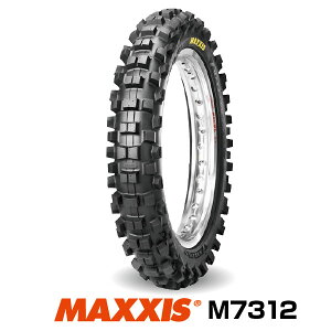 【送料無料】 モトクロス M7312 80/100-12 41M TT マキシス リア用 Maxxcross SI エンデューロ MAXXIS ■2019年製■ バイクタイヤ