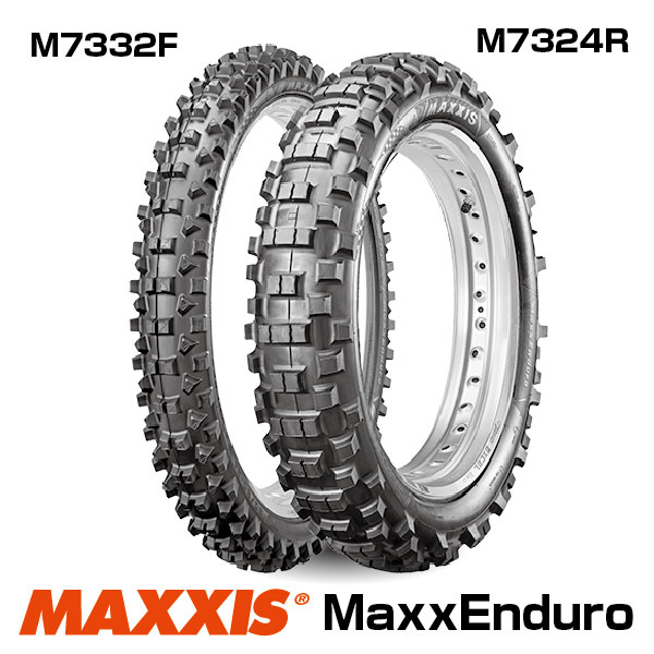 【送料無料】 モトクロス M7332F 80/100-21 51M TT マキシス フロント用 MaxxEnduro ■2022年製■ バイクタイヤ