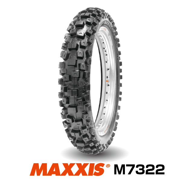 【送料無料】 モトクロス M7322R 110/90-19 62M TT マキシス リア用 Maxxcross MX-HT ■2018年製■ バイクタイヤ