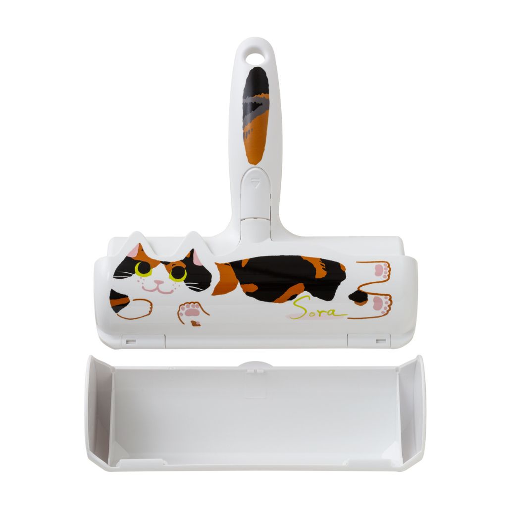 【200円クーポン付き福袋】ぱくぱくローラー ちょこっと掃除 猫 の 毛 掃除 犬の毛 ペット 毛 取り 抜け毛取り お掃除ローラー 猫グッズ 掃除グッズ 毛布 カーペット キャットタワー ほこり ホコリ 取り ブラシ すき間 毛取り クリーナー 響介コラボ 2個セット 商品画像3