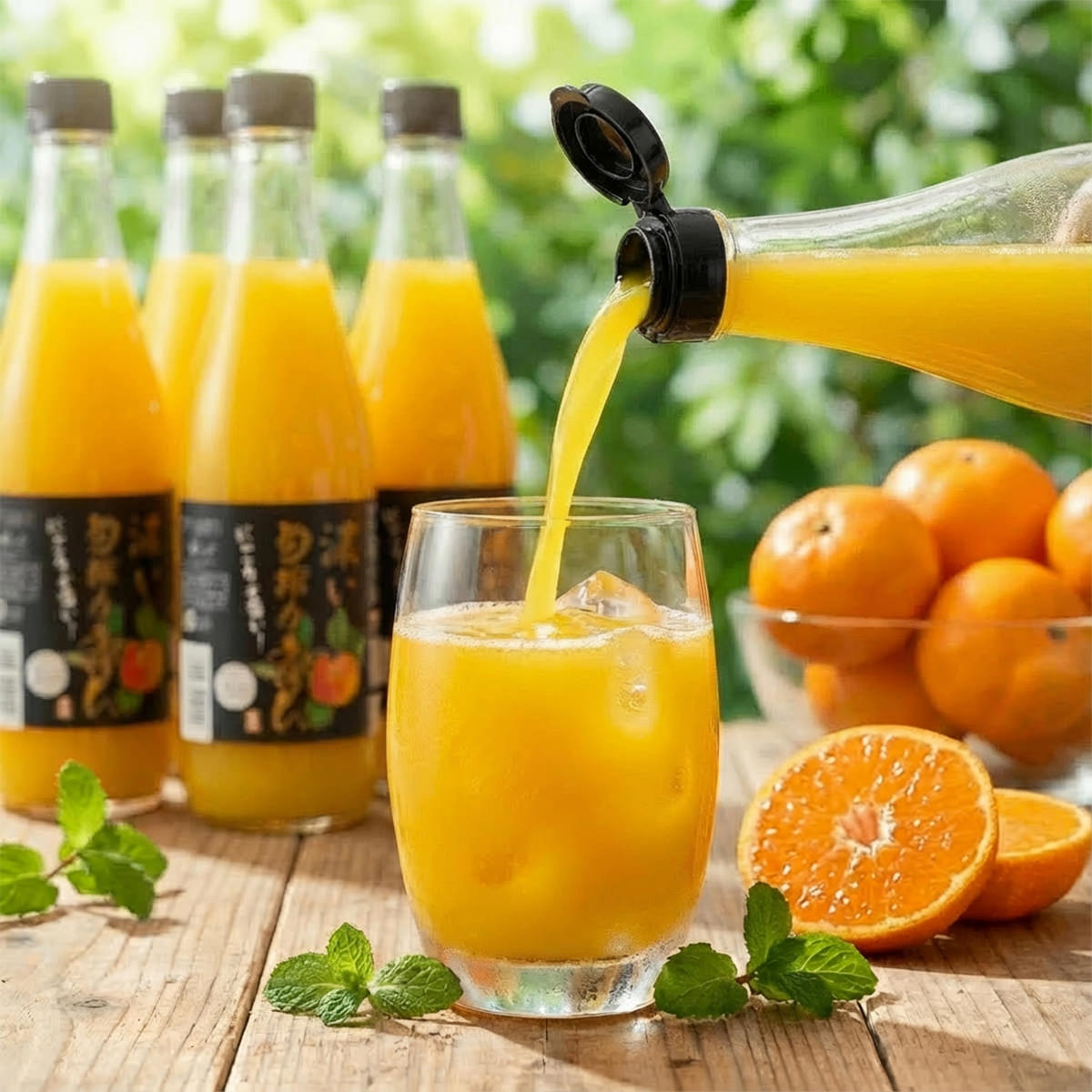 温州みかんジュース 100％ ストレート 濃い旬搾りみかん 6本 みかんジュース ストレートジュース 果汁100％【沖縄県・離島 配送不可】