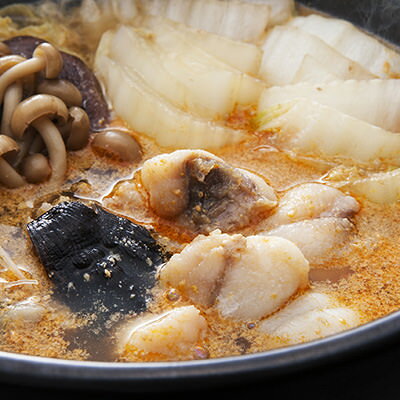 青森県風間浦村の「風間浦鮟鱇（かざまうらむらあんこう）」を食べやすくカット きあんこう鍋セット 株式会社駒嶺商店・青森県 nipponselect-10009205 産直お取り寄せNセレクト サンプル画像2