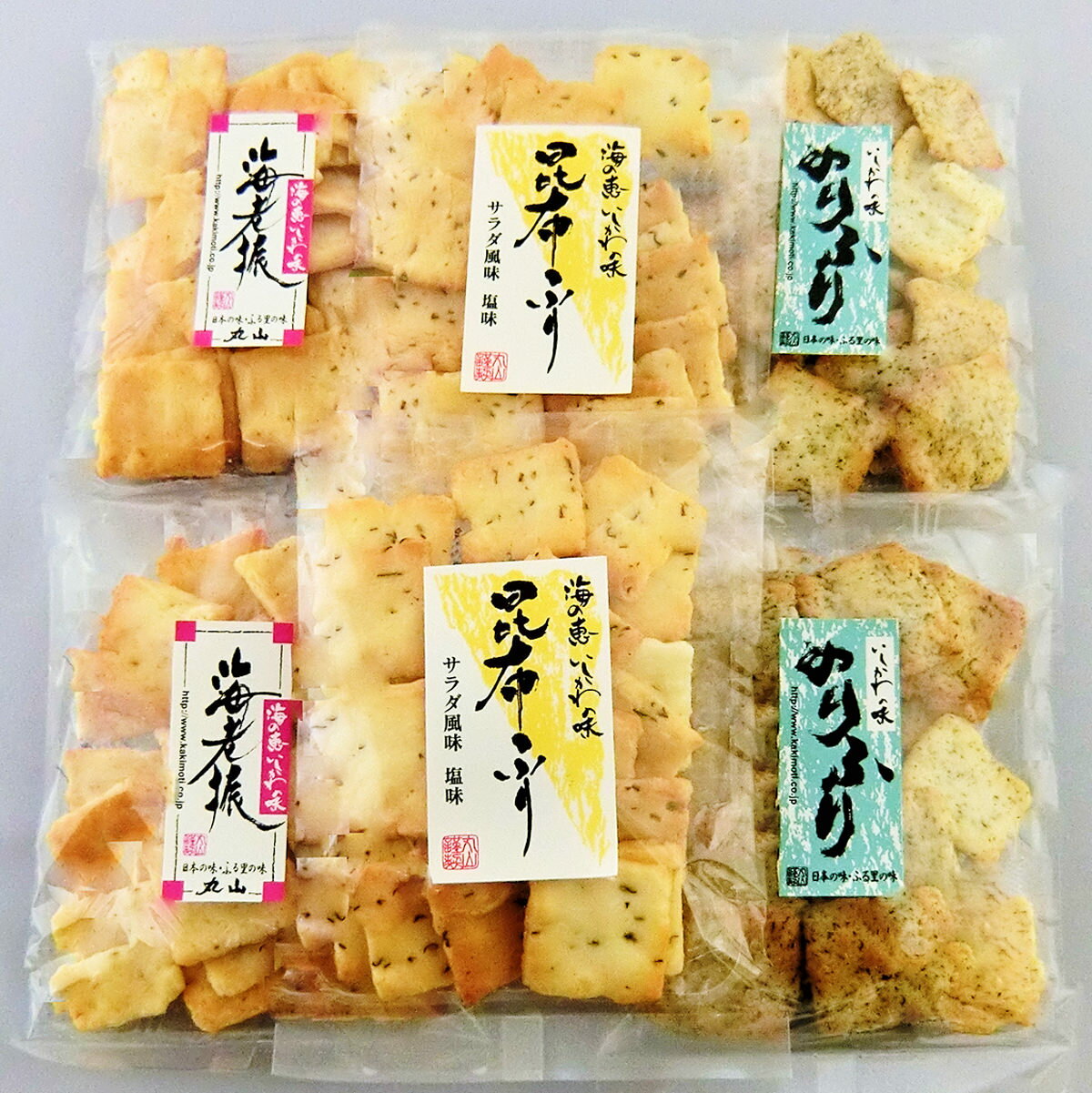 かきもち 加賀あられ 3種 塩味 60g×6 詰合せ あられ 和菓子 おかき 無添加 しお味 のりしお 国産 焼き塩 えび 青のり 昆布 おやつ おつまみ 石川 加賀かきもち丸山