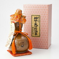 日本酒 吟醸酒 神開 吟醸 大津絵 金梨地瓢箪 古くから縁起物として尊ばれる瓢箪型の陶器に甲賀の銘酒を詰めました 藤本酒造株式会社 滋賀県