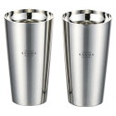 ■エントリーでポイント5倍■ 燕研磨ファクトリー ステンレスダブルタンブラー320ml 2P【沖縄県・離島 配送不可】