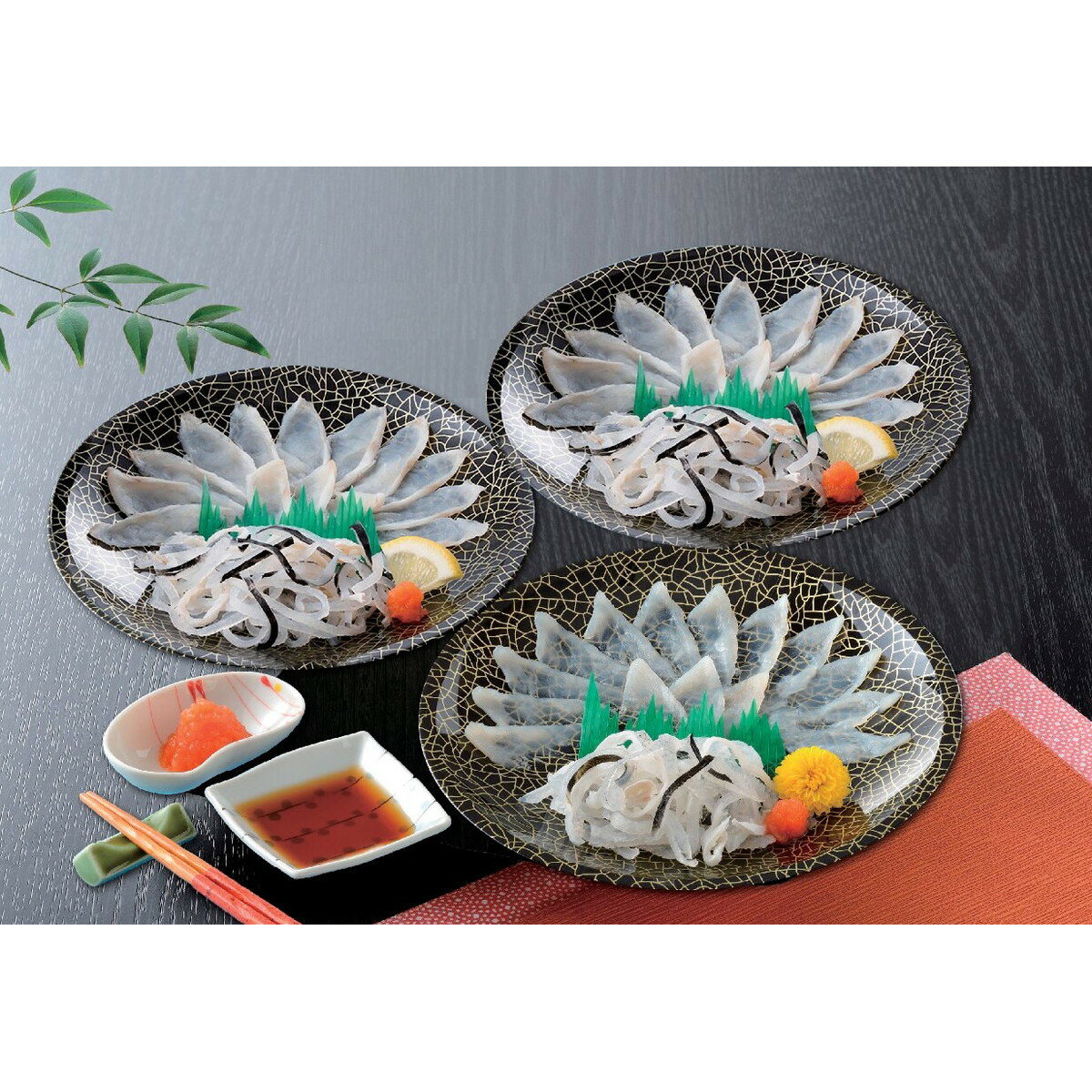 ふぐ薄造り诘合せ