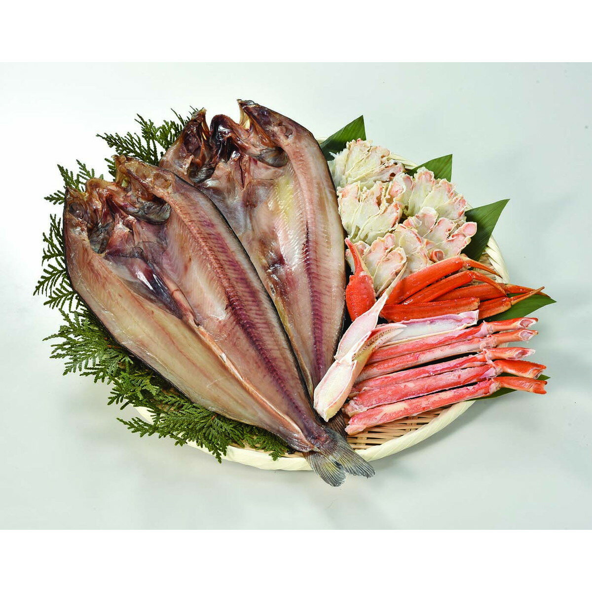 カネサン佐藤水産　真ほっけ開き・ボイルずわいがにセット【沖縄県・離島 配送不可】