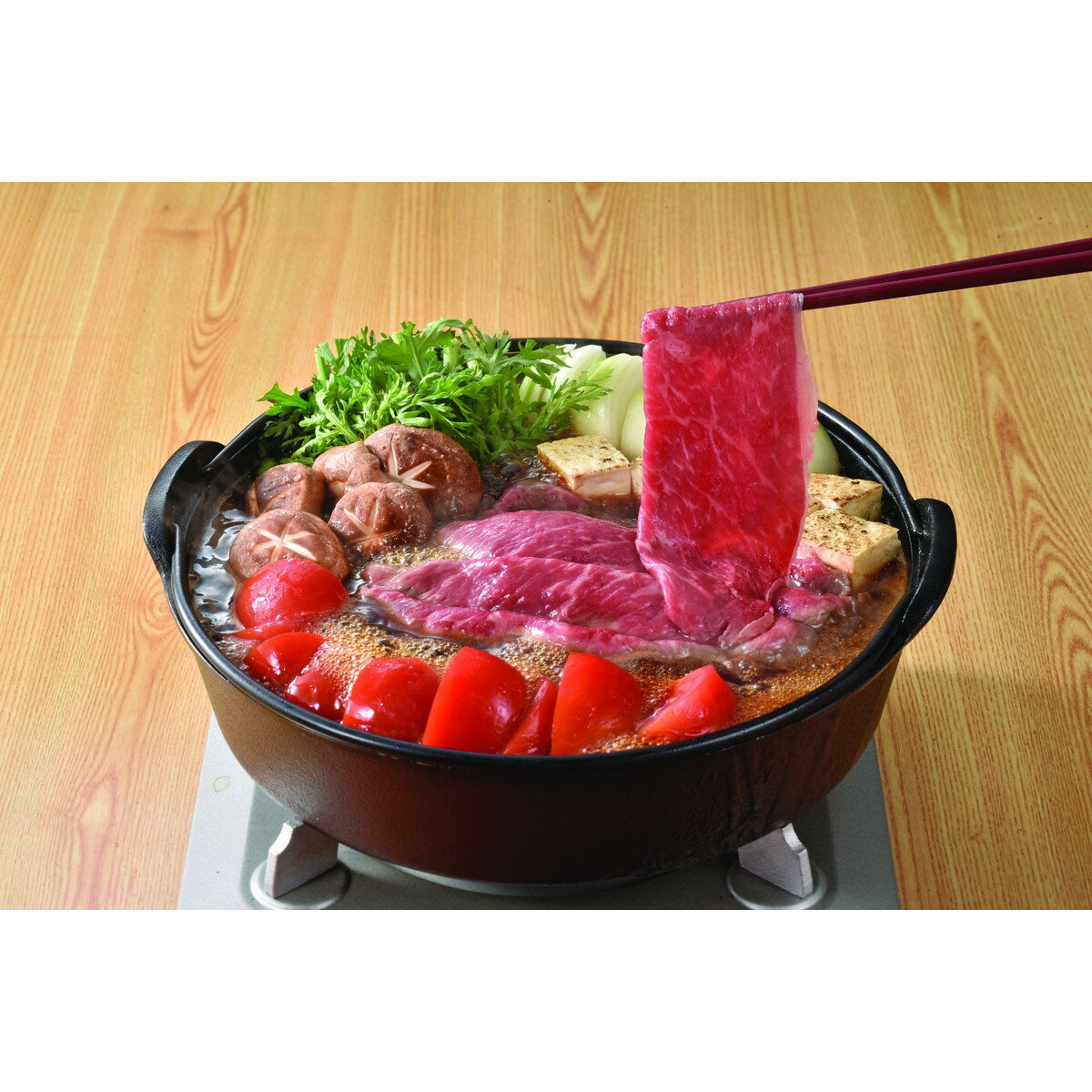 たにぐち精肉店　ふらの和牛　ももすき焼用　380g【沖縄県・離島 配送不可】