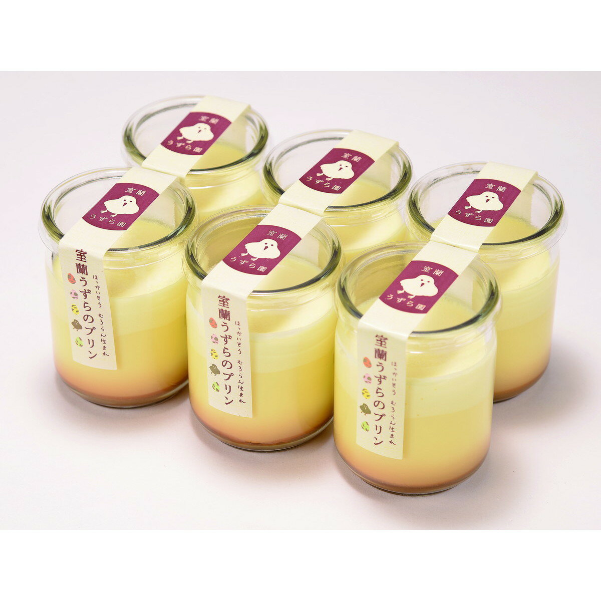 室蘭うずら園 室蘭うずらのプリン(プレーン）6個セット【沖縄県・離島 配送不可】