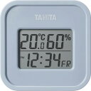 タニタ デジタル温湿度計 ブルーグレー