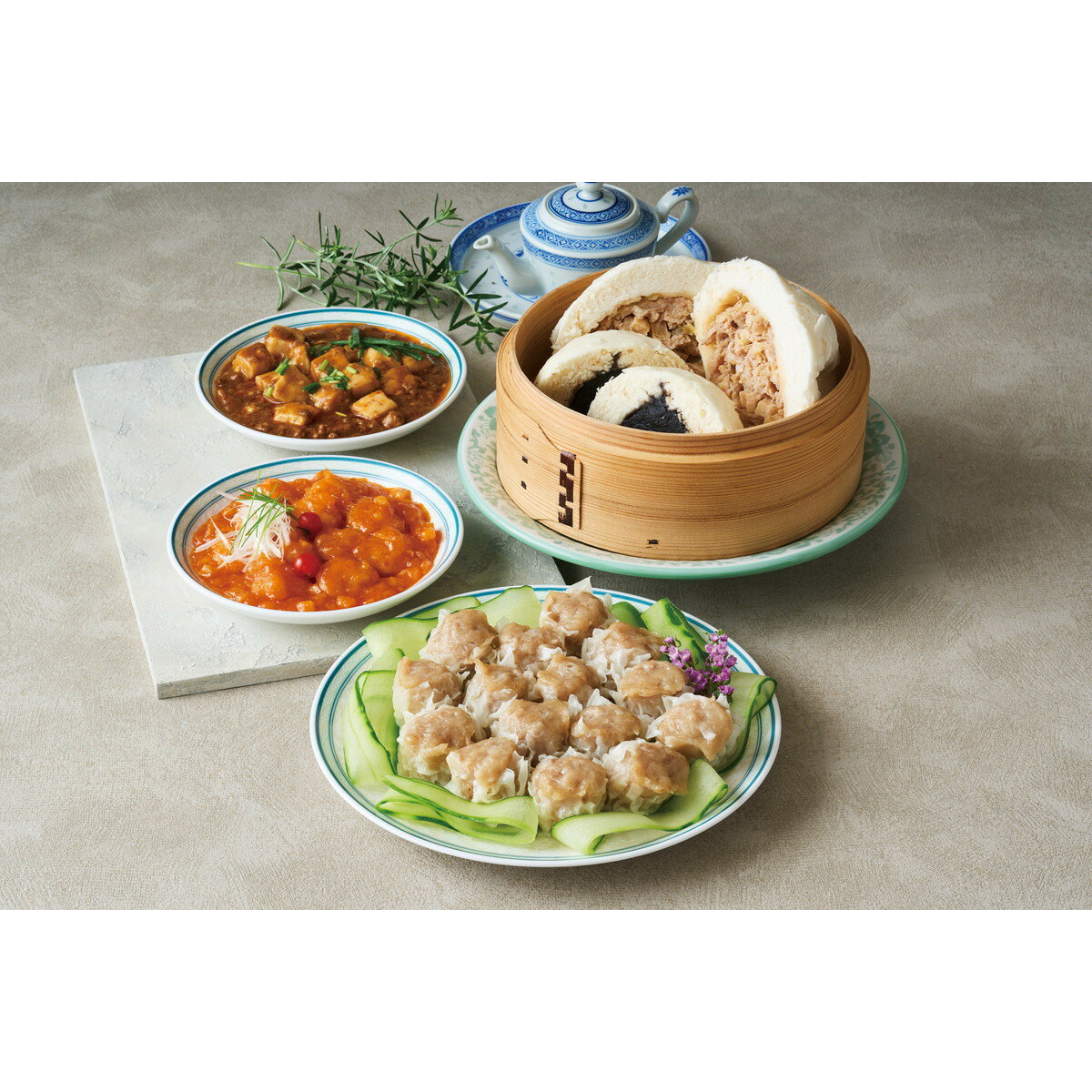 横浜中華街「江戸清」ブタまん・中華惣菜セット