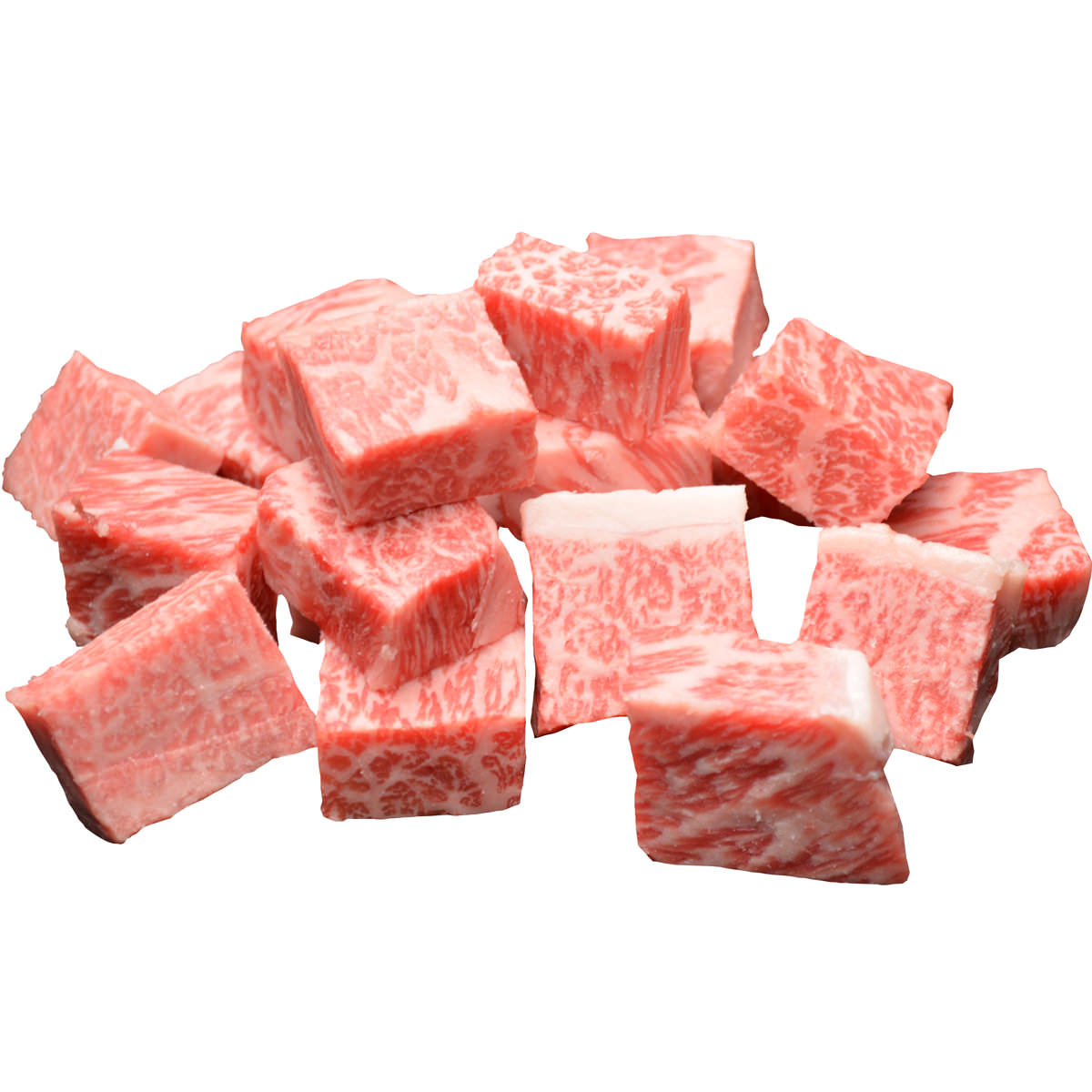 産直お取り寄せNセレクトの松阪牛 サイコロステーキ サーロイン 400g 牛肉 ステーキ 高級 グルメ 産地直送 和牛 焼肉 バーベキュー 三重県 松阪まるよし｜アングル2