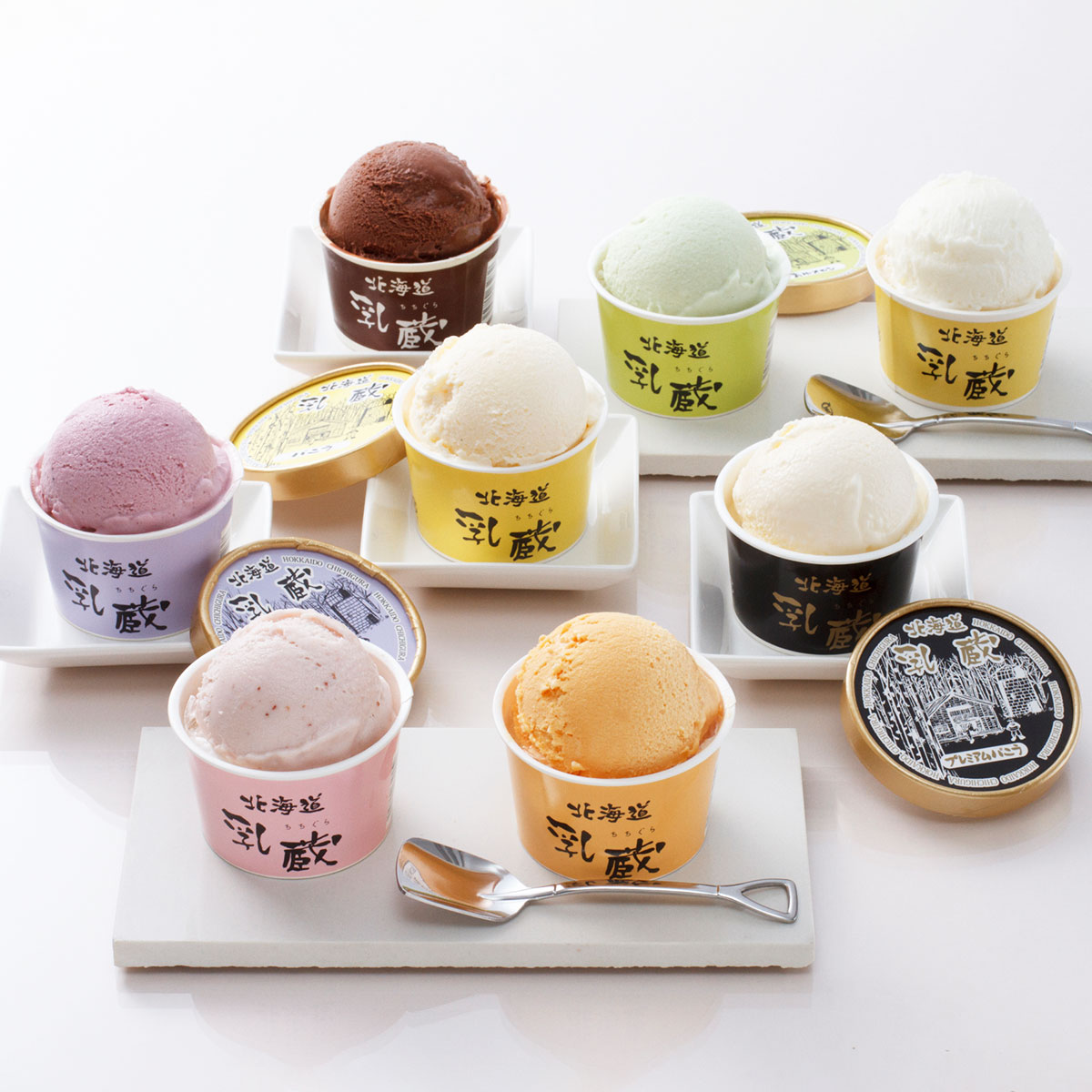 北海道アイスクリーム 8種28個セット 乳蔵 北海道アイス 詰め合わせ 北海道 アイス バニラ バニラアイス ハスカップ スイーツ 食べくらべ デザート ご当地アイスのサムネイル