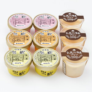 アイス 乳蔵 北海道 アイスクリーム プリン セット 詰め合わせ デザート スイーツ 洋菓子