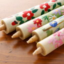 送料無料 絵ろうそくに込めた思い 四季の花咲く〈 はぜ絵ろうそく 7匁 〉4本入り | 有限会社大與・滋賀県