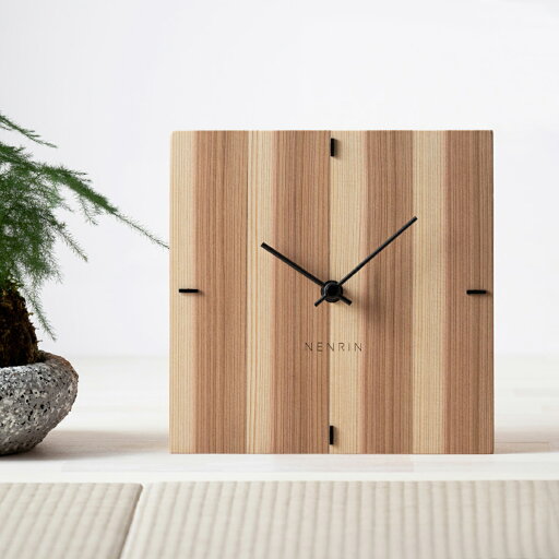 NENRIN CLOCK 175 縞 壁掛け兼置き時計 補助脚付き 掛け時計 置時計 インテリア時計 おしゃれ インテリア 雑貨 お取り寄せ【北海道・離島 配送不可】 NENRIN CLOCK 175 縞 壁掛け兼置き時計 補助脚付き 掛け時計 置時計 インテリア時計 おしゃれ インテリア 雑貨 お取り寄せ【北海道・離島 配送不可】