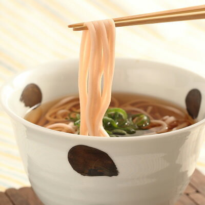 送料無料 産直 お取り寄せ　名勝・偕楽園で採れた 梅の梅酢を使用した茨城の味 梅うどん 12個セット 茨城県