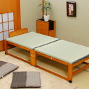 ■エントリーでポイント5倍■ 中居木工 畳ベッド ハイタイプ S BR ベッド 折りたたみ 寝具 シングル 日本製 天然い草 折り畳み ハイベッド キャスター付き 国産 たたみベッド 【北海道・沖縄・離島 お届け不可】