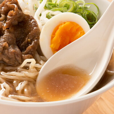 産直お取り寄せニッポンセレクト 【10%割引】会津ラーメン 牛骨ラーメン 8食 セット 会津らーめん 麺 ご当地ラーメン 醤油ラーメン 国産黒毛和牛スープ 株式会社オノギ食品 福島県