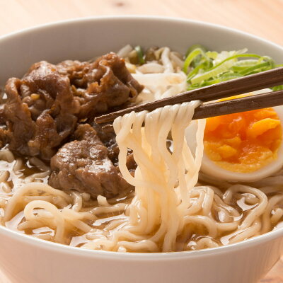 産直お取り寄せニッポンセレクト 【10%割引】会津ラーメン 牛骨ラーメン 8食 セット 会津らーめん 麺 ご当地ラーメン 醤油ラーメン 国産黒毛和牛スープ 株式会社オノギ食品 福島県 画像3