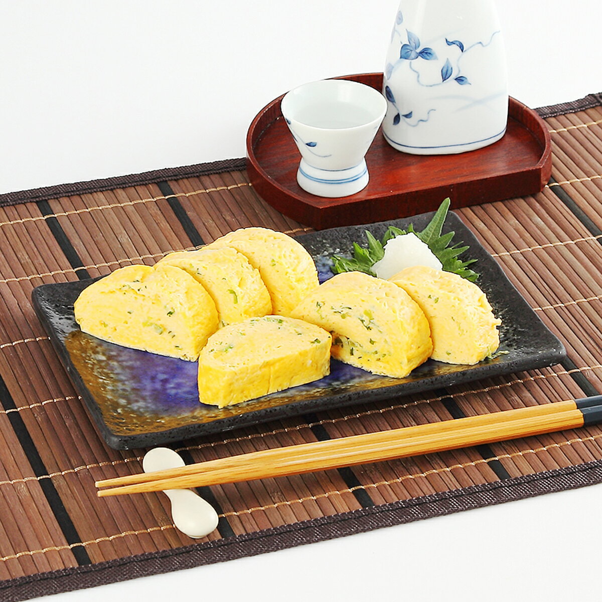 九条ねぎ入り 甘くないだし巻 約300g×6 だし巻き玉子 卵 惣菜 卵料理 出汁巻卵 九条葱 京野菜 出汁巻 保存料不使用 甘くない 玉子 たまご 東京 マザー食品のサムネイル