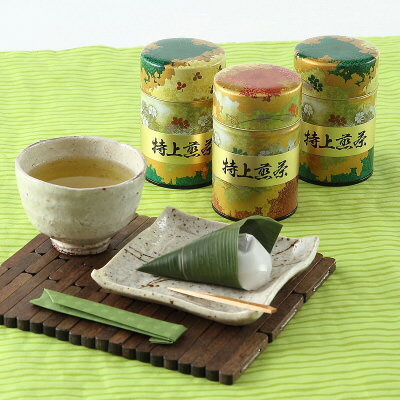 お茶の産地、静岡より 缶入り銘茶詰合せ「薫輝・くんき」