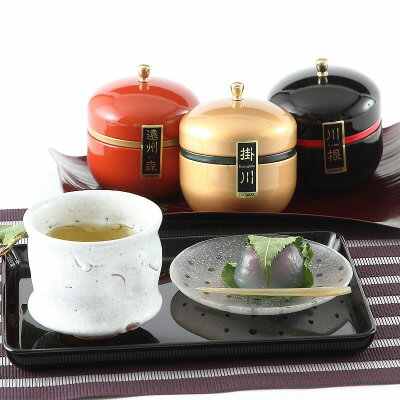 お茶の産地、静岡より 缶入り銘茶詰合せ「三鈴・みすず」