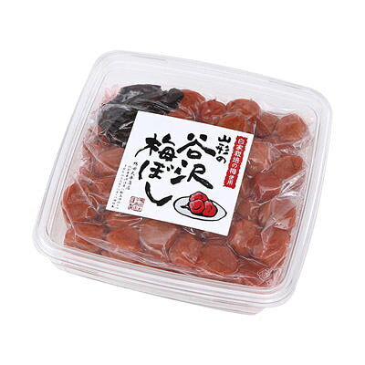 無添加の体にやさしい安心・安全のうめぼしです。山形の谷沢梅ぼし〈1kg〉