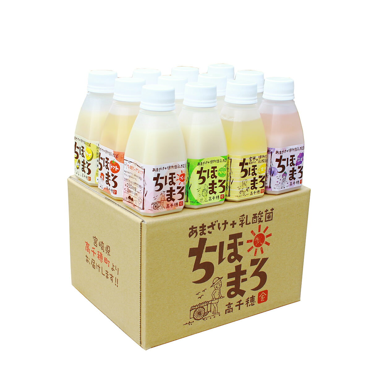 あまざけ+乳酸菌 ちほまろ 12本セット 6種...の紹介画像2