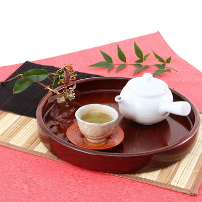 送料無料 伝統の小田原漆器 『1尺1寸茶盆』