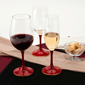 送料無料 ワイングラス 和の趣あふれる小粋なグラス! JAPAN Glass(朱漆 天縁金蒔絵)SML 山久漆工(株)