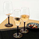 送料無料 ワイングラス 和の趣あふれる小粋なグラス! JAPAN Glass(溜漆 波千鳥蒔絵)SML 山久漆工(株)