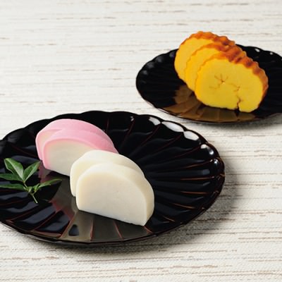 かまぼこ・伊達巻セット〔上板蒲鉾（紅・白）各240g、伊達巻ハーフ280g〕のサムネイル