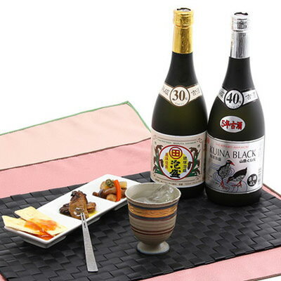 焼酎 泡盛 琉球泡盛 まるた 3年古酒＆ 琉球泡盛 KUINA BLACK 40度 5年古酒 セット 合名会社田嘉里酒造所 沖縄県